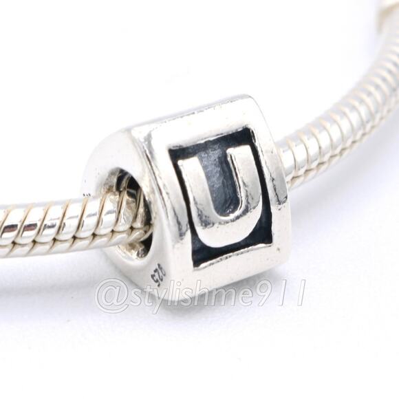 Authentic PANDORA Alphabet Letter - U - 790323U - Picture 1 of 9